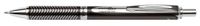 Pentel BL407A-A EnerGel Liquid-Gel-Roller Sterling met mat zwart oppervlak, lijndikte 0,35 mm, kogeldiameter 0,7 mm, zwart