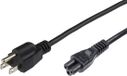 Microconnect PE110805 electriciteitssnoer Zwart 0,5 m Netstekker type B C5 stekker
