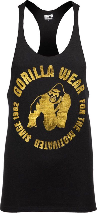 Gorilla Wear Melrose Stringer - Black/Gold - Men's - Size S