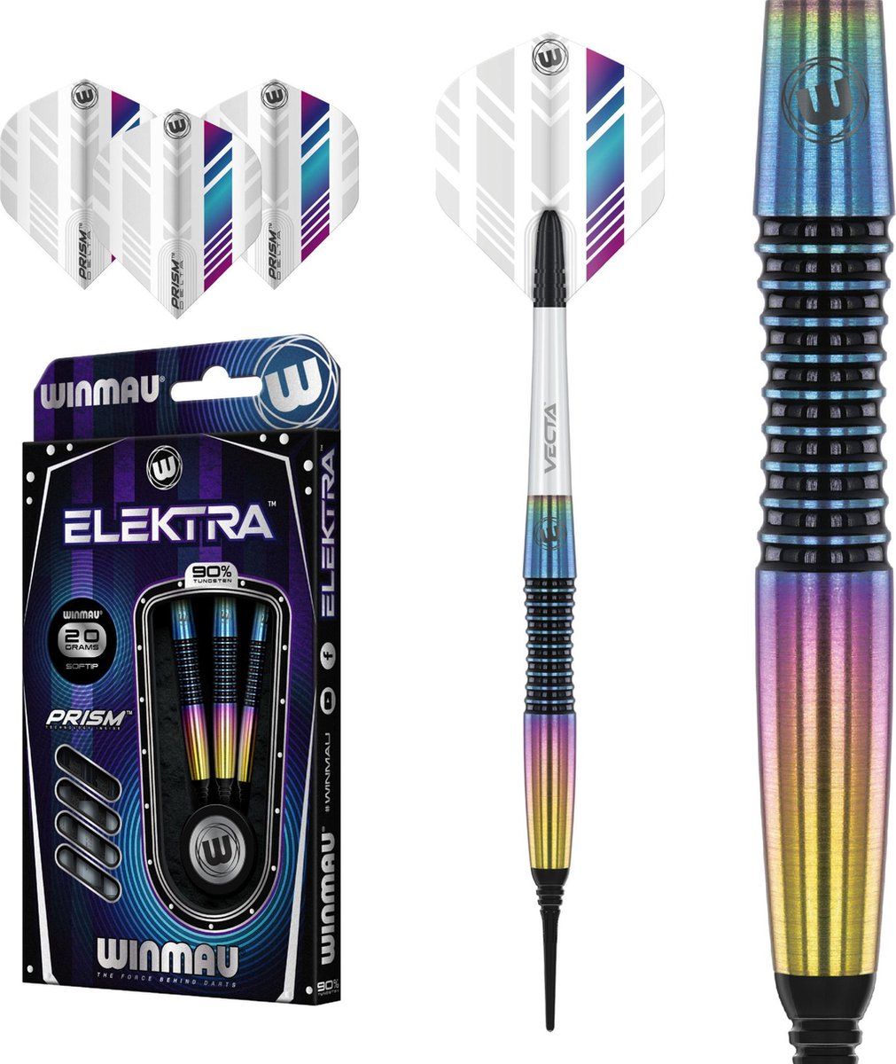 WINMAU Elektra 90% - 22 Gram - Regenboog