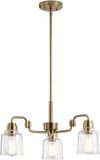 Kichler LED Kroonluchter | 3X E27 Max 60W | Dimbaar | Weathered Brass