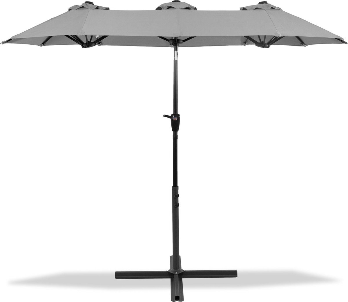 Maxx-garden Parasol - Stokparasol xxl - 300 x 150cm - Antraciet