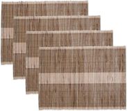 House Doctor Placemat Bols naturel 48x35cm - 4 stuks