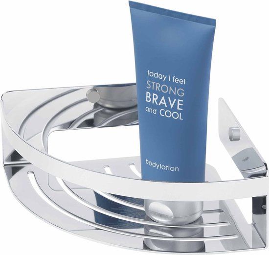 Tiger Caddy - Douchemand Hoek - RVS - Chroom - 18.4 cm