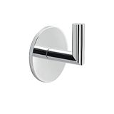 Gedy G-Gea wandgarderobe chroom, afmetingen: 6,3 x 5,5 x 4,3 cm & 0,053 kg, badjashanger van messing, aluminium, zelfklevend, 3 m, R&E-design, 10 jaar garantie