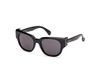 Max Mara MM0138 Shiny Black Zonnebril Vrouwen