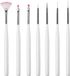 Bella Vida 7U nagelkwastenset, wit, 7 stuk(s)