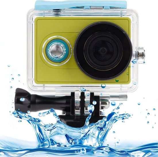 - XM39 Waterdicht Housing beschermings hoesje met Buckle Basic Mount voor Xiaomi Xiaoyi Sport Camera transparant