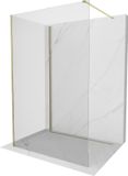 Mexen Kioto paroi de douche Walk-in 130 x 85 cm, transparent, or