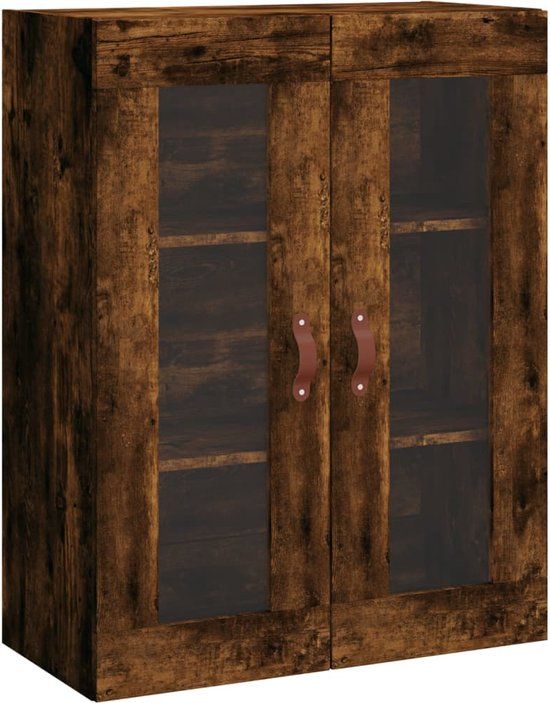 vidaXL Wandkast - 69,5x34x90 cm - Gerookt Eikenkleurig