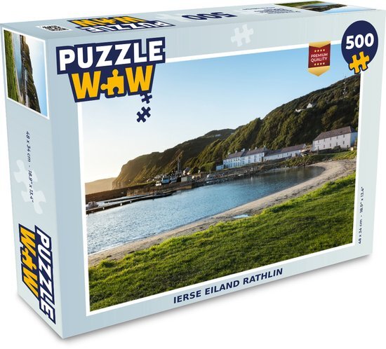 MuchoWow Puzzel Ierse eiland Rathlin - Legpuzzel - Puzzel 500 stukjes