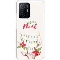 Rendier siliconen hoesje compatibel met Xiaomi Mi 11T 5G, Xiaomi Mi 11T Pro 5G Luminous Reindeer
