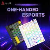 AJAZZ Mechanisch toetsenbord met één hand voor FPS WiredGaming AJAZZ AK029 Hot-swappable, compact en draagbaar, ideaal voor esports-gamingtoetsenborden voor heren