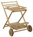 Chariot à roulettes Naturel 79 x 67,5 x 84 cm Bambou