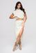 OMBRE Trui - Mouwloos - Wol - Loose Fit - Ecru