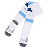 MCFC PUMA Manchester City 26/27 gestreepte sokken voor Heren, Blauw/Wit, Maat 47-49
