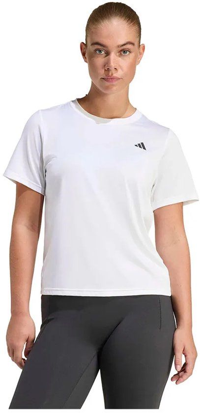 Adidas Workout Essentials Crew Neck T-shirt Korte Mouwen Wit S Vrouw