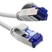 InLine® Patchkabel Slim, Cat.6A, S/FTP, TPE (LSZH) flexibel, PoE, koper (CU), LAN, Ethernet, netwerkkabel, RJ45 Gigabit, wit, 25 m, 74925W