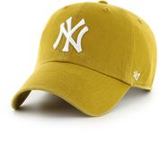 47Brand New Era Cap GmbH (EU distributor for 47 Brand products) Baseball cap New York Yankees MLB Gouden One size Unisex Volwassenen Herfst/Winter