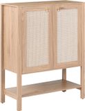 Beliani BEAULAC Schoenenkast Lichtbruin MDF