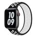 Apple Watch Solo Loop Sportbandje - Maat L - Zwart + Wit - Geschikt voor 44mm / 45mm / 46mm / 49mm