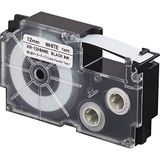 CASIO EZ-Label Printer XR-12HMWE flexibele tape zelfklevend 12 mm x 5,5 m zwart op wit