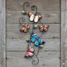 Anna's Collection Tuindecoratie vlinders - 3D - gekleurd - 67,5 cm - Metaal