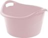 Hega Hogar Grote teil/afwasbak/kuip - kunststof - rond - handvatten - 54 x 32 cm - 38 liter - roze