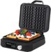 Adler Gofrmaker met LED-scherm - 2200W - Automatische Timer - Zes Bruiningsniveaus - Anti-aanbaklaag
