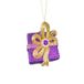 Kurt S. Adler boule de noël - Cadeau avec ruban 5.6cm en plastique, couleur multi 1 pièce