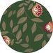 Bonateks Ronde digitaal bedrukte muismat, antislip onderkant, voor kantoor en thuis, diameter: 22 cm