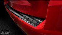 Zwart Avisa Zwart RVS Achterbumperprotector passend voor Opel Corsa F HB 5-deurs 2019- 'Ribs'
