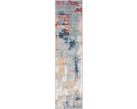 Safavieh Tapijtloper Danni Abstract | Grijs | 61 x 244 cm