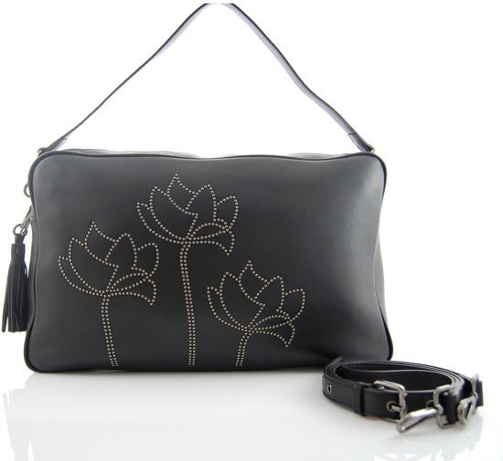 Supercute Leren Luiertas Lotus met studs