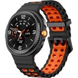 Strap-it Samsung Bracelet Ocean Samsung Galaxy Watch 8 - 44mm (noir/orange)