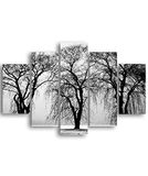 Homemania Wandfoto, winter-5, natuur en landschappen per woonkamer, meerkleurig, 95 x 0,3 x 60 cm, HM205MDF169, MDF