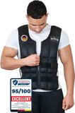 DH FitLife Gilet de poids réglable 20KG pour le développement musculaire et l'entraînement de force | gilet lesté | gilet de course femmes hommes | gilet d'entraînement fitness