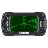 BOSS TU-03 Clip-on tuner en metronoom | Clipt aan de kop van een gitaar, bas, ukelele of een ander snaarinstrument