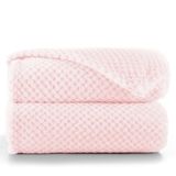 DecoKing Henry Plaid 220x240cm Poederroze