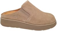 FitFlop Gen-FF Closed Back Mule - Suede - Taupe - Maat 36