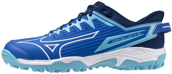Mizuno Wave Lynx 2 Hockeyschoenen Senior Blauw/Lichtblauw/Donkerblauw Maat 38.5