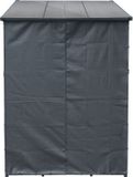 Toboli Housse de protection S – 1370 x 10 x 1380 mm – en Polyester – pour Range-bûches Extérieur – Toile Avant Arrière – pour Stockage Empilage Cheminée Poêle