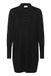 KAFFE Women's Polo Dress Long Sleeves Above Knee Length Casual Fit Knitted