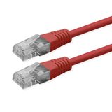 ROLINE Cat.6 (Class E) Patch Cable, UTP, PoE, Red, 2 m
