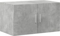 vidaXL Wandkast - 70x42,5x40 cm - Bewerkt Hout - Betongrijs