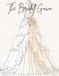 A Wedding Coloring Delight: 55 Elegant Bridal Dress Designs to Color and Enjoy