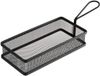 APS Snackhouder frietmandje, roestvrij staal, 215 x 105 mm, zwart