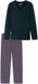 Uncover by Schiesser Dames Pyjamaset - Nachtblauw