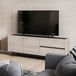 Germania TV-meubel Grillo 162cm met twee deuren en twee lades - eikdecor - Grijs - Spaanplaat