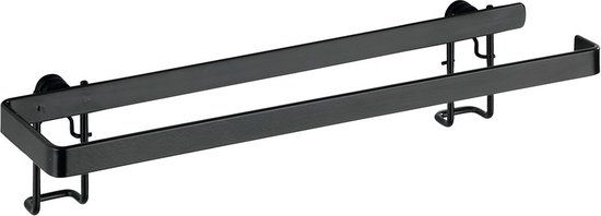 WENKO Wandkeukenrolhouder 30,5 X 7 X 1,5 Cm Staal Zwart